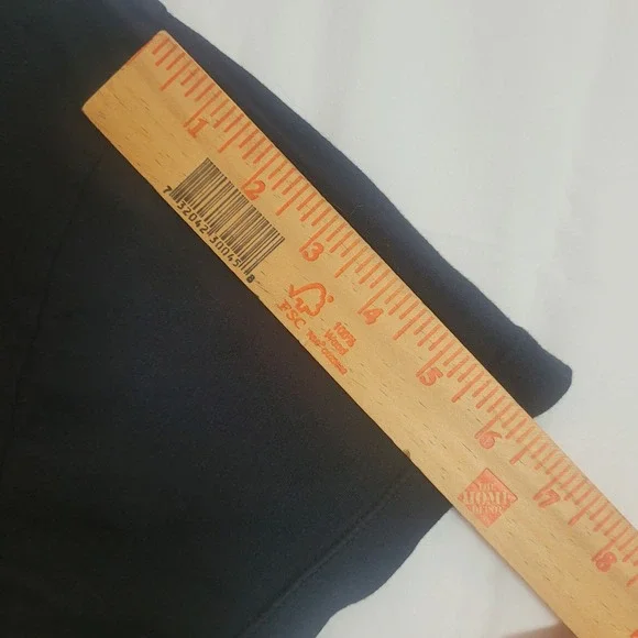 MATE the Label Womens Black Boxy Cropped Short Sleeve T-Shirt XL Organic Cotton - Picture 8 of 10